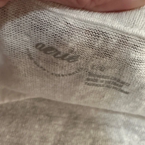 NWT- Aerie - Men's Short Sleeve Basic White Tee - Picture 2 of 4